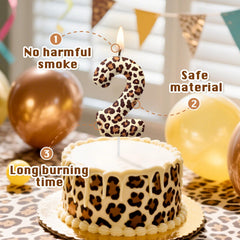 Weighted base candle stand for secure cake decoration