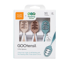 NumNum Feeding Littles Baby Spoons 3-pack neutrals