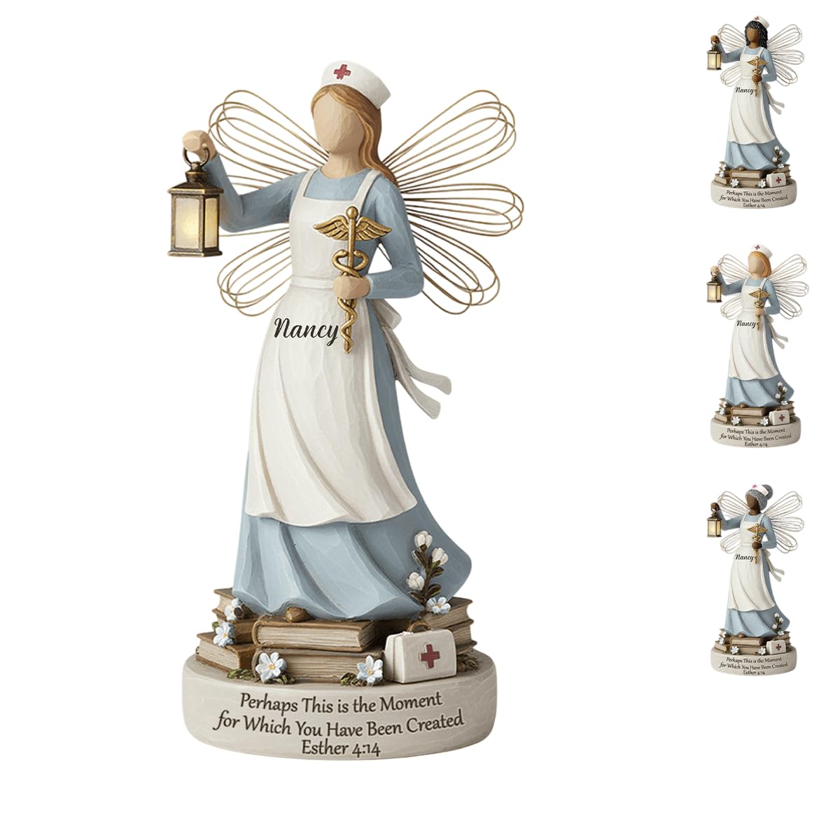 Nurse Acrylic Plaque front view with customizable design