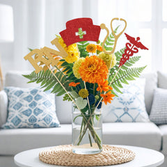 Nurse graduation party decor by Four Ever Sweet Shop display
