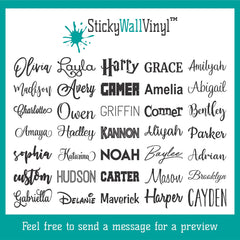 Nursery decor laser cut custom name sign