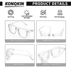 nurses protective eyewear konqkin front view