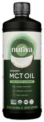 Nutiva Organic MCT Oil bottle label