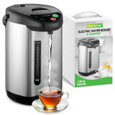 NutriChef hot water urn pot 3.38 qt front view