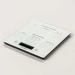 NutriMill scale showing grams kilograms ounces pounds units
