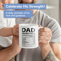 White mug for morning coffee 11 oz