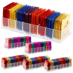 NutroLab Tea Bag Organizer 6-pack clear plastic