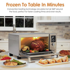 Nuwave Bravo XL dual heat zones top and bottom heating