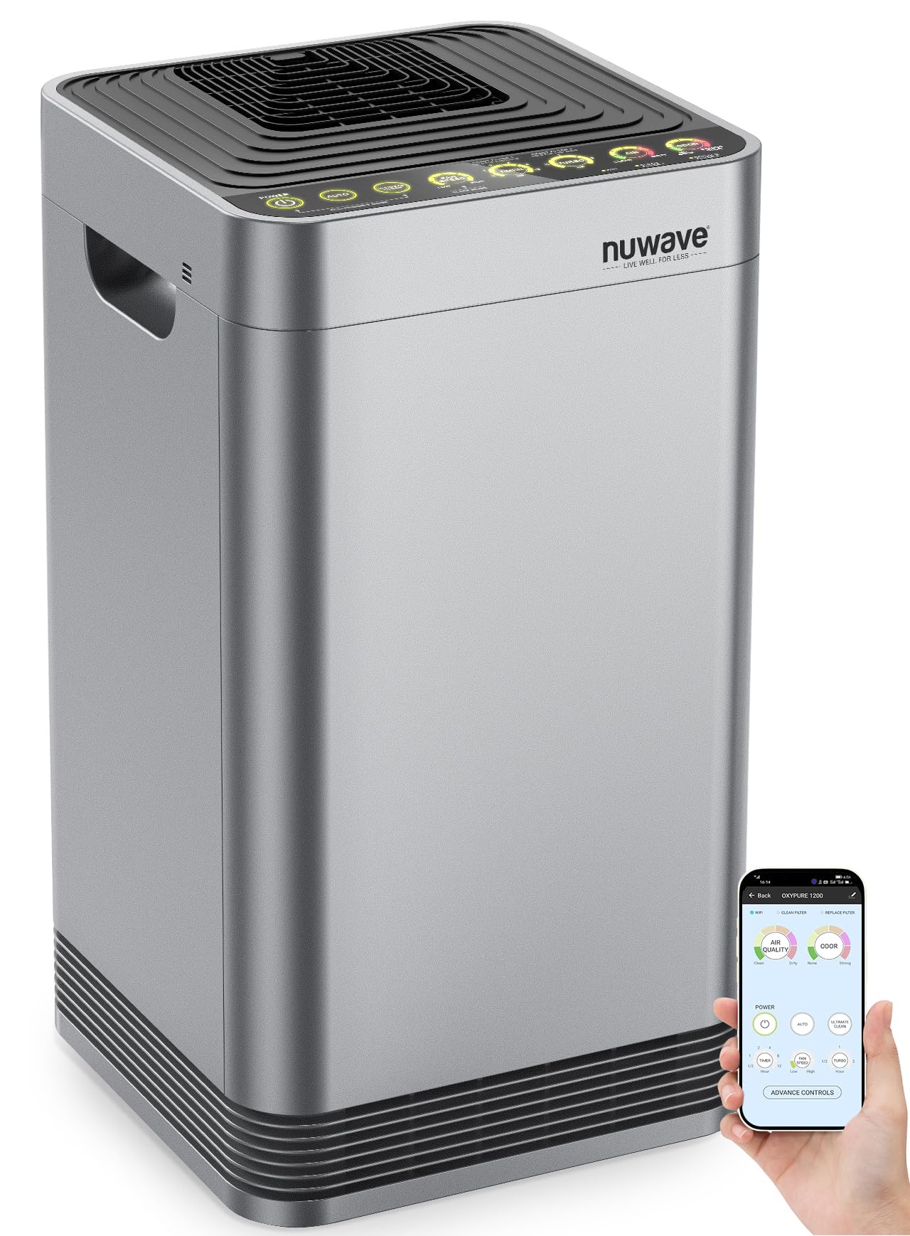 Nuwave Oxypure Smart Air Purifier large room coverage 2934 sq ft