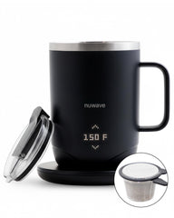 Nuwave self-heating coffee mug 16oz with charging base 45201bv02