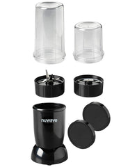 7 piece set includes cross and flat blade canisters