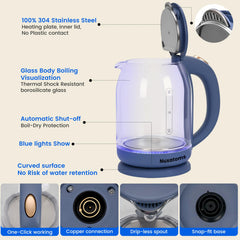 Interior with no plastic contact in Nuxatoms kettle