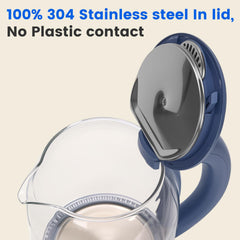 1.8L capacity kettle with 360 degree swivel base