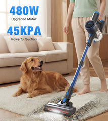NuYupo cordless vacuum cleaner 480W 45Kpa label