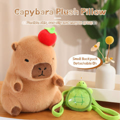 NXNYNZ capybara plush with removable bread accessory