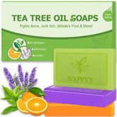 NXPPYY Tea Tree Soap bar for body and face 3PCS
