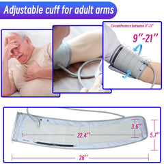 Hair-friendly Velcro closure on cuff