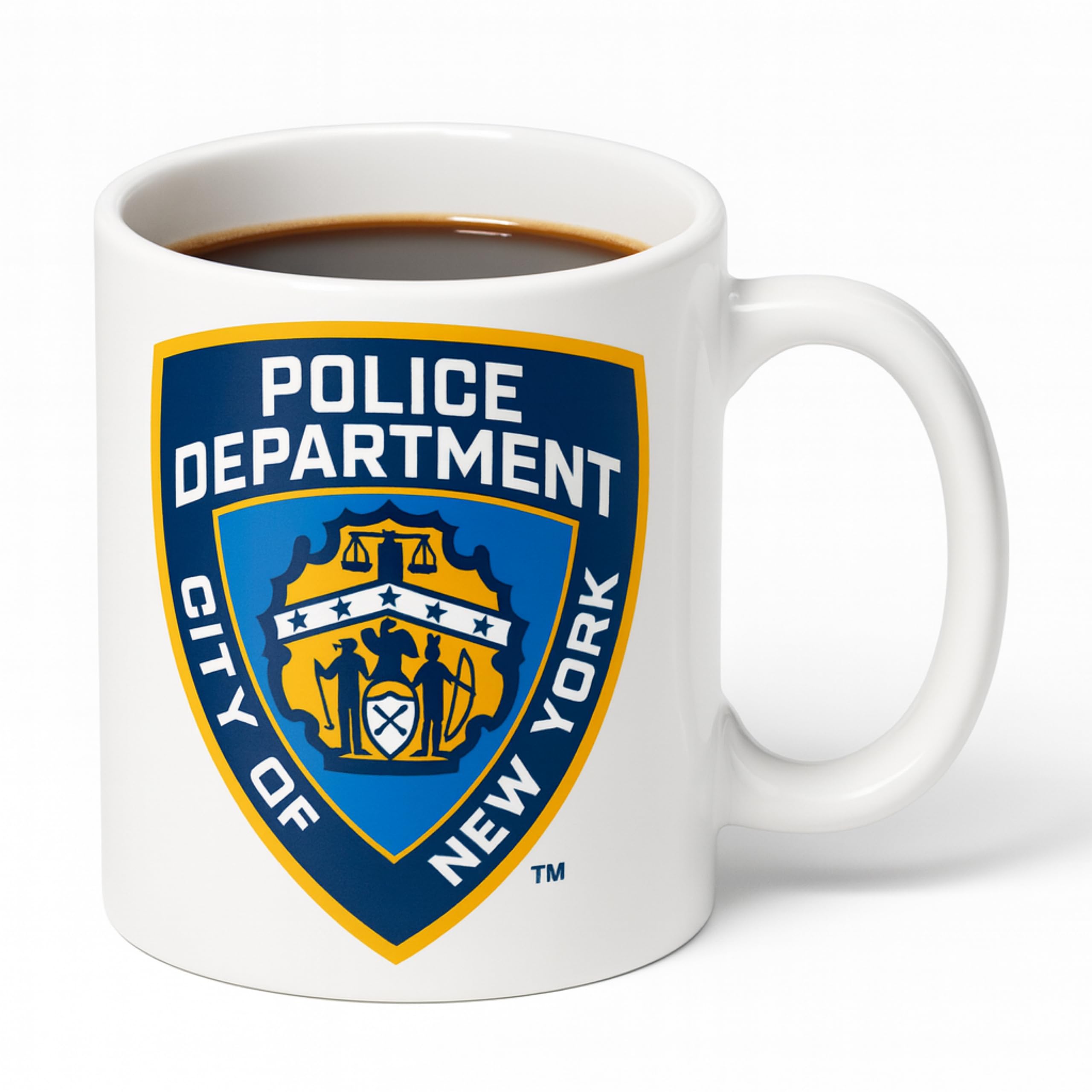 Nypd CCS 11 oz white ceramic mug