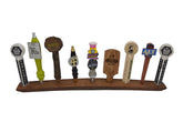 Oak whiskey barrel stave beer tap display 35 inches long