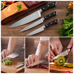 OAKSWARE 4 inch Paring Knife with ergonomic ABS handle