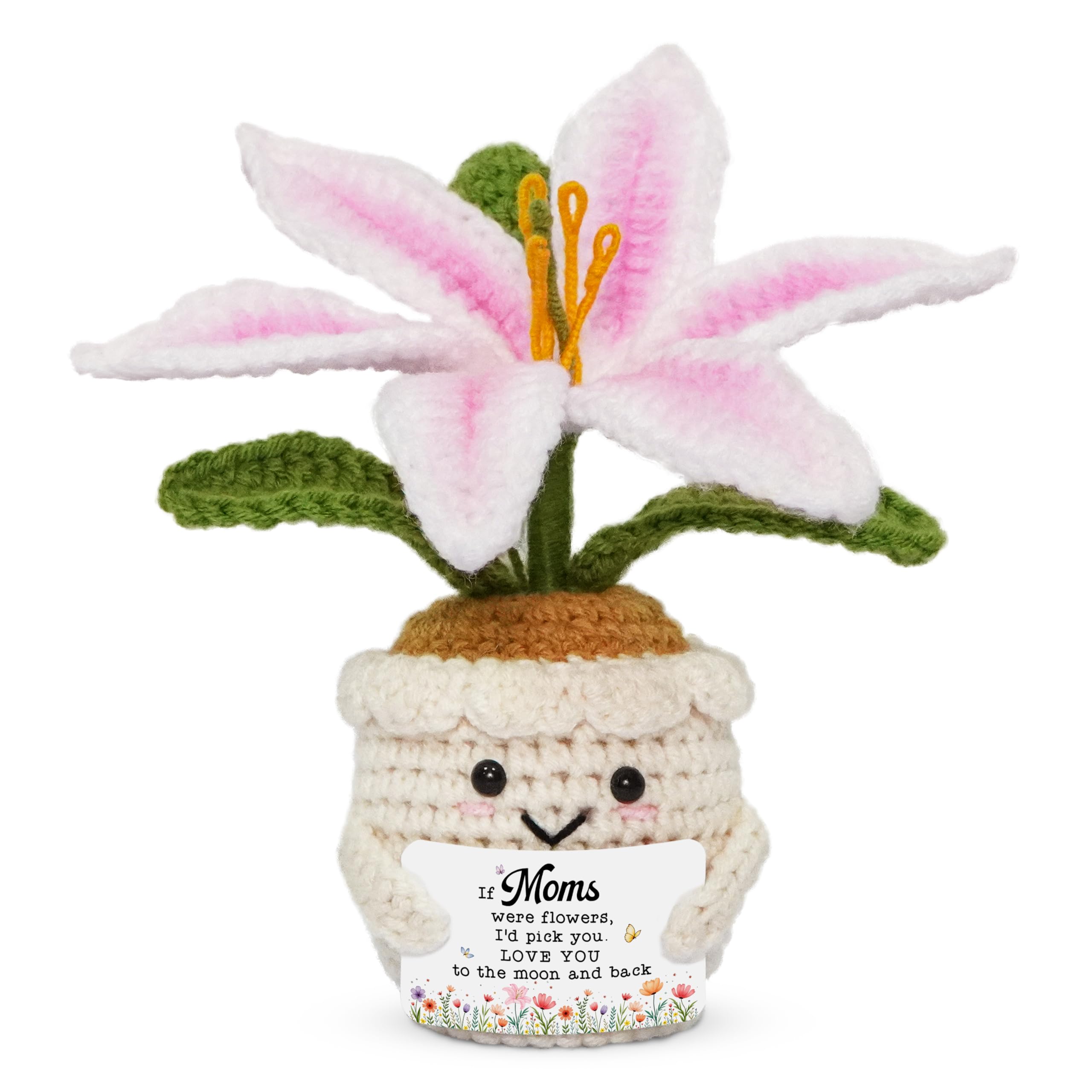 OASSIE crochet lily mom gift closeup