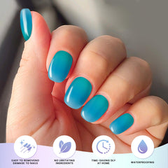 OAUEE salon quality gel nail strips Mermaid Color