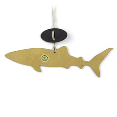 Lightweight Baltic birch wood ornament for easy tree hanging
