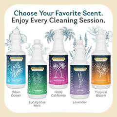 Demineralized water for steam mop on various floor types