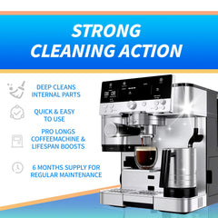 16 cleaning tablets for espresso cleaning