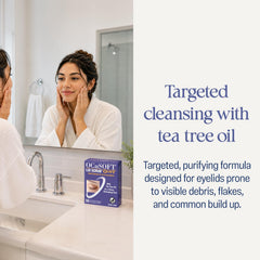30 pre-moistened pads for eyelid cleansing