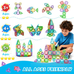 Safe non-toxic magnetic tiles with rounded edges by odjas