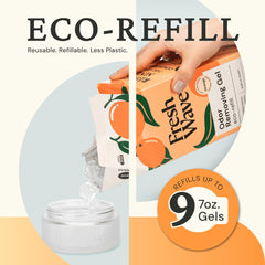 63 oz orange Fresh Wave gel refill label