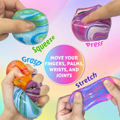 Orange stress cube squishies 2 inch fidget toy