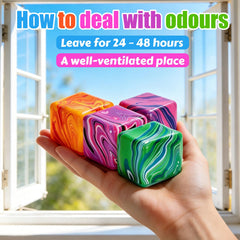 Ice squeeze toy 2 inch stress cube by OESINS