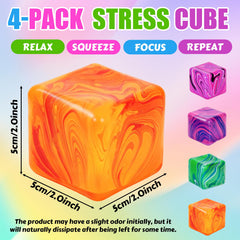 OESINS stress cube squishies 2 inch soft durable material