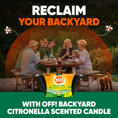 Off citronella bucket candle for patio 23 oz outdoor use