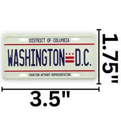 Office magnetic decoration DC license plate magnet