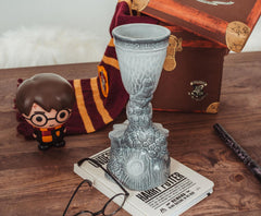 BPA-free ceramic Goblet of Fire mug detail with sculpted features