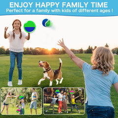 Four balls included in Officygnet Ball Catch Game set