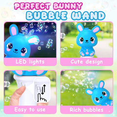 Bubble solution bottles included with wand