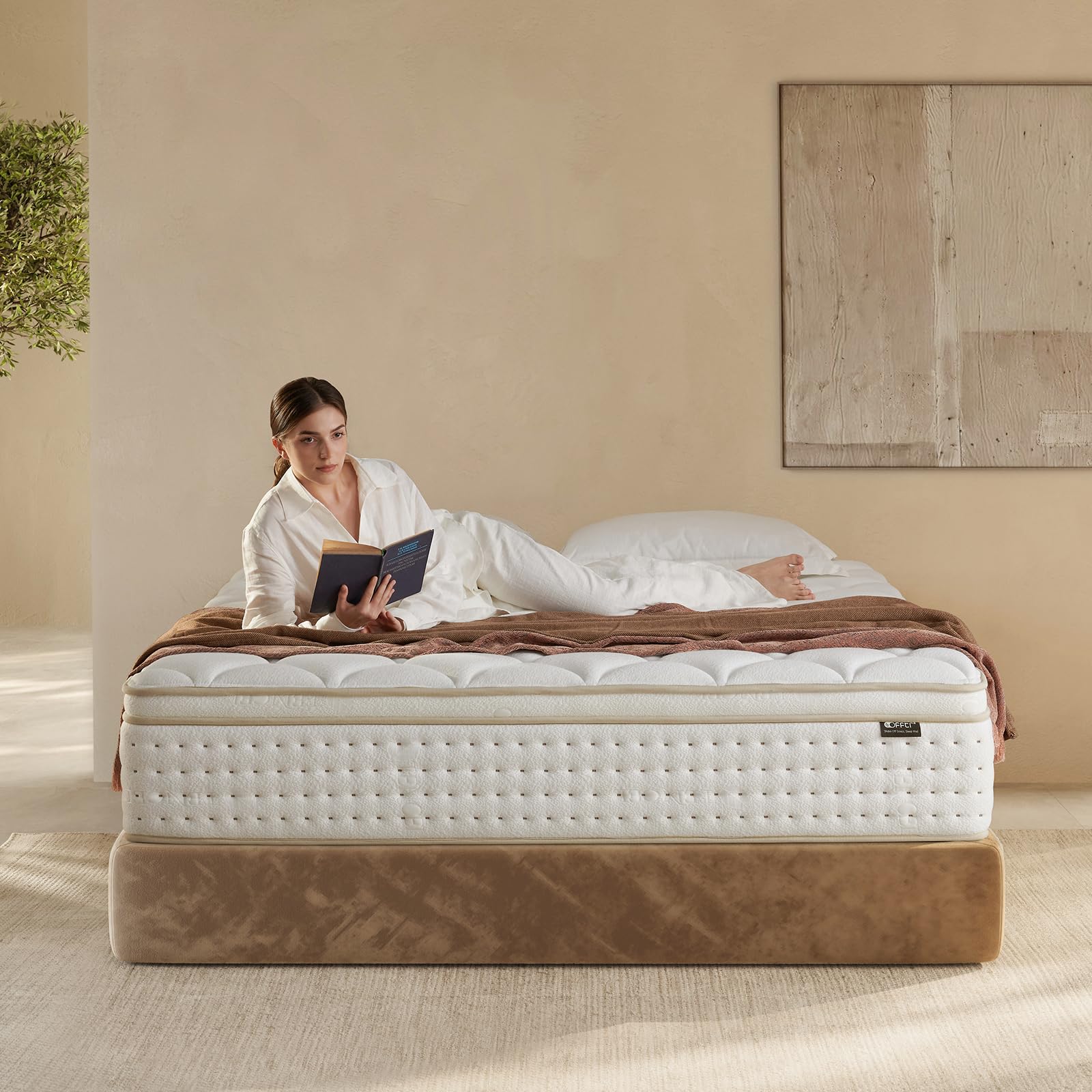 OFFTR z 12 Inch King Size Mattress overall profile
