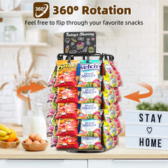 Chip Rack Display Stand 16.7 inches tall and 8.6 inches wide