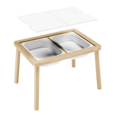 Ogears sensory table for toddlers with two storage bins