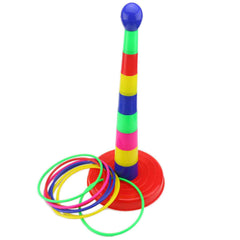 Ogrmar 18 inch ring toss set with colorful rings