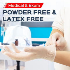Oh! Trendy vinyl exam gloves medical grade latex-free large