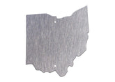 Ohio State outline border sign steel wall art