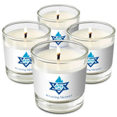 Ohr Candles Yahrzeit Memorial Candles in glass tumbler