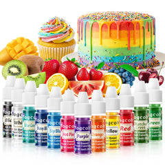 Oil Based Food Coloring 12 color set for chocolate
