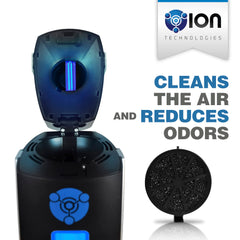 Carbon filtration and ozone output feature on B-1000