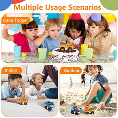 Crane toy from Olbyefly 4-pack construction trucks